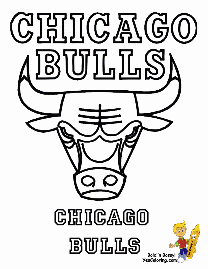 Chicago Bulls Coloring Pages | Coloring Pages