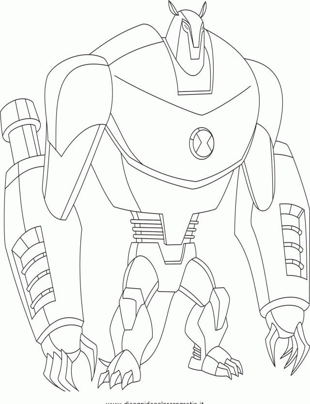 ultimate ben bowser Colouring Pages