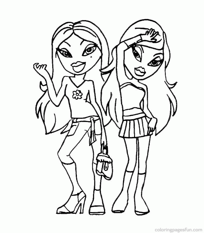 Bratz | Free Printable Coloring Pages | Page 2