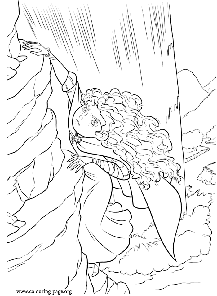 Merida ( Brave ) Coloring Sheet | Free Coloring Pages For Kids