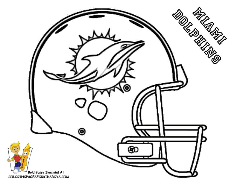 Miami Dolphins Coloring Pages