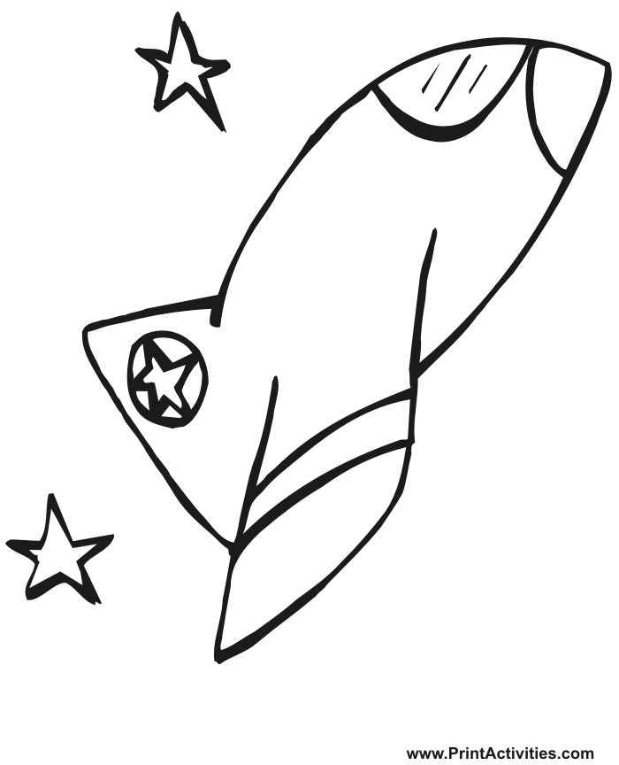 Spaceship Coloring Pages - Coloring Home