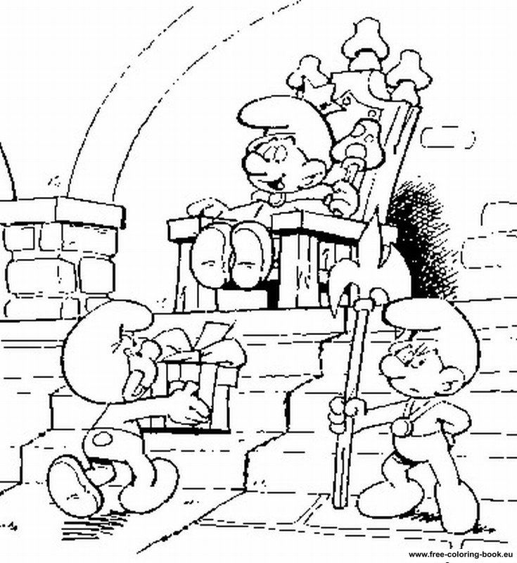 Coloring Pages The Smurfs Page 1 Printable Coloring Pages Online 
