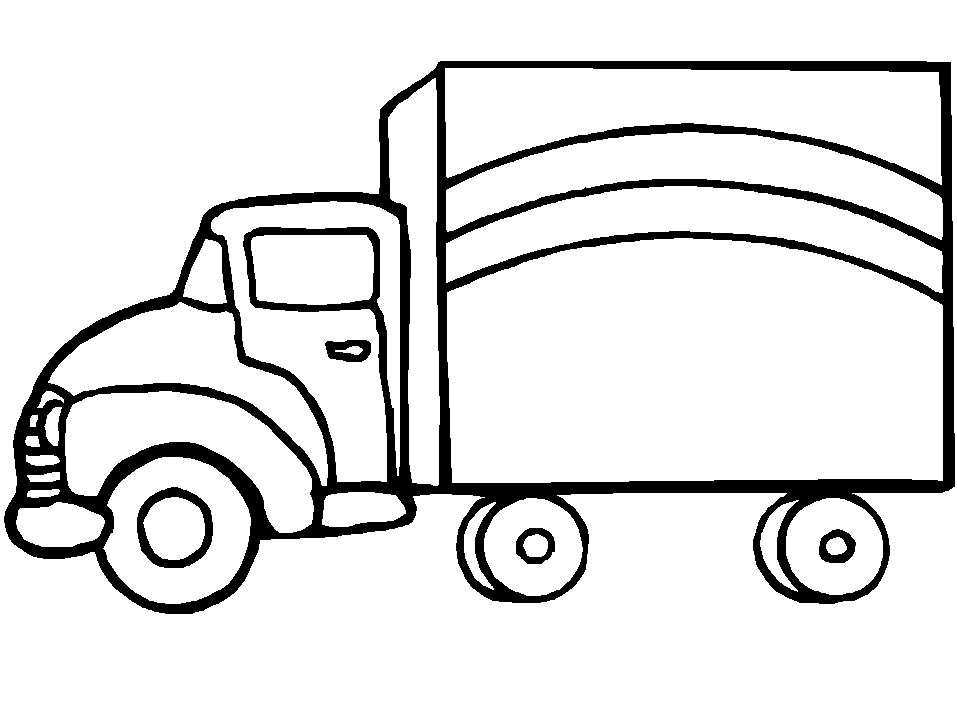 Printable Truck Coloring Pages | Coloring Pages