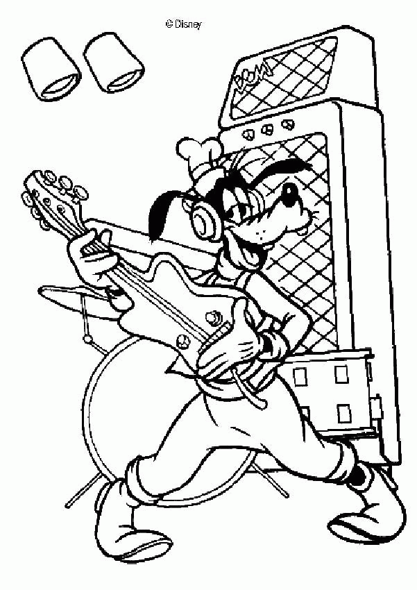 Goofy Coloring 15. Free Coloring Page Site - Coloring Home