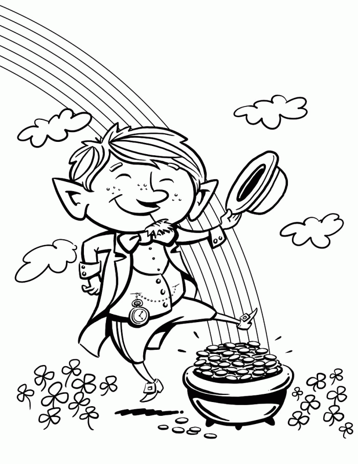 Ireland Coloring Page For Kids