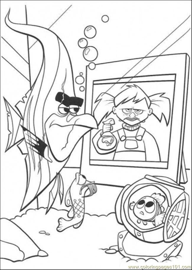 nemo girl Colouring Pages