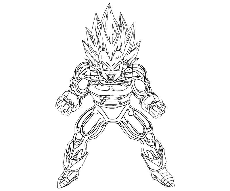 vegeta coloring pages coloring home