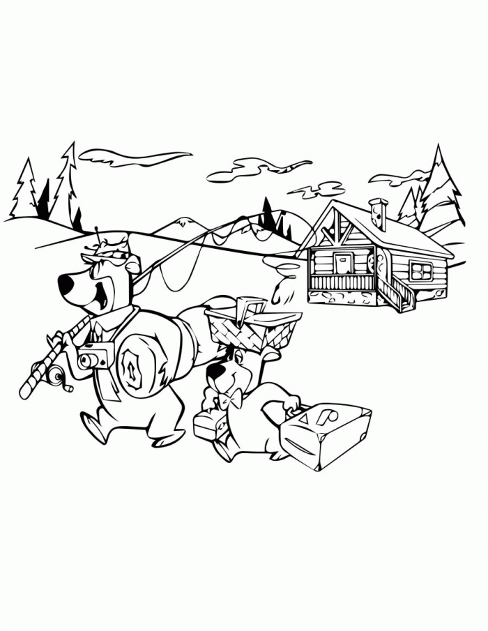 Little Bear Coloring Pages Nick Jr
