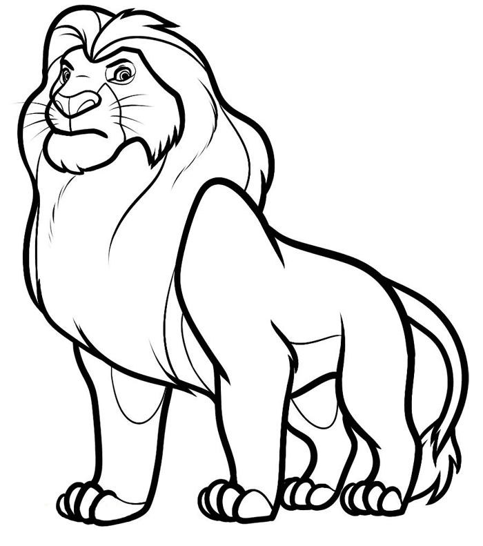 africa safari wildlife coloring pages