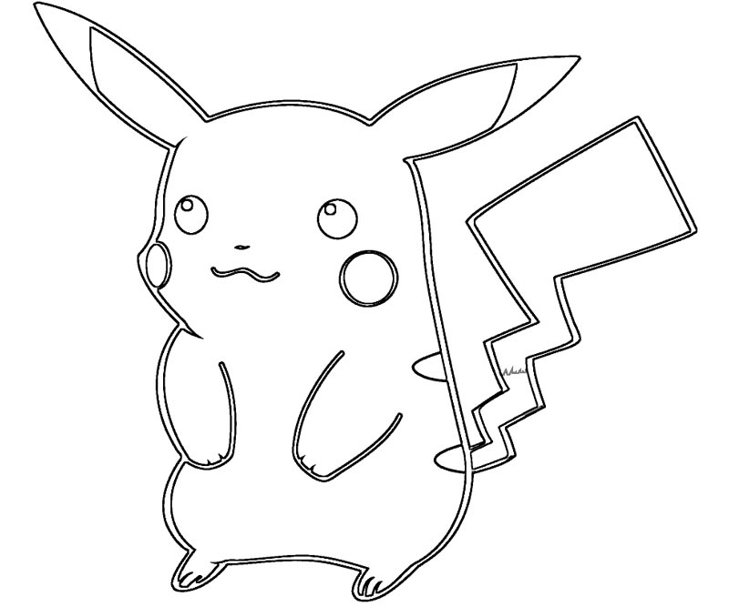 Pikachu Coloring Pictures Coloring Home