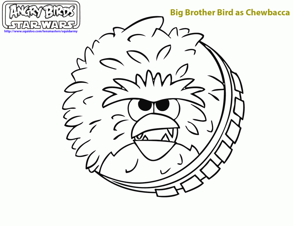 Angry Bird Printable Coloring Pages Angry Birds Printable 294393 