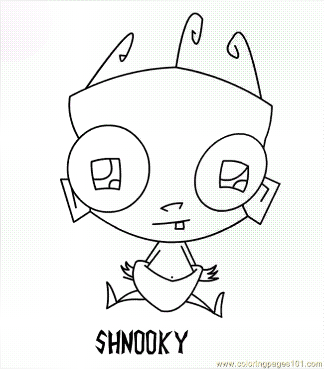IM gir Colouring Pages (page 2)