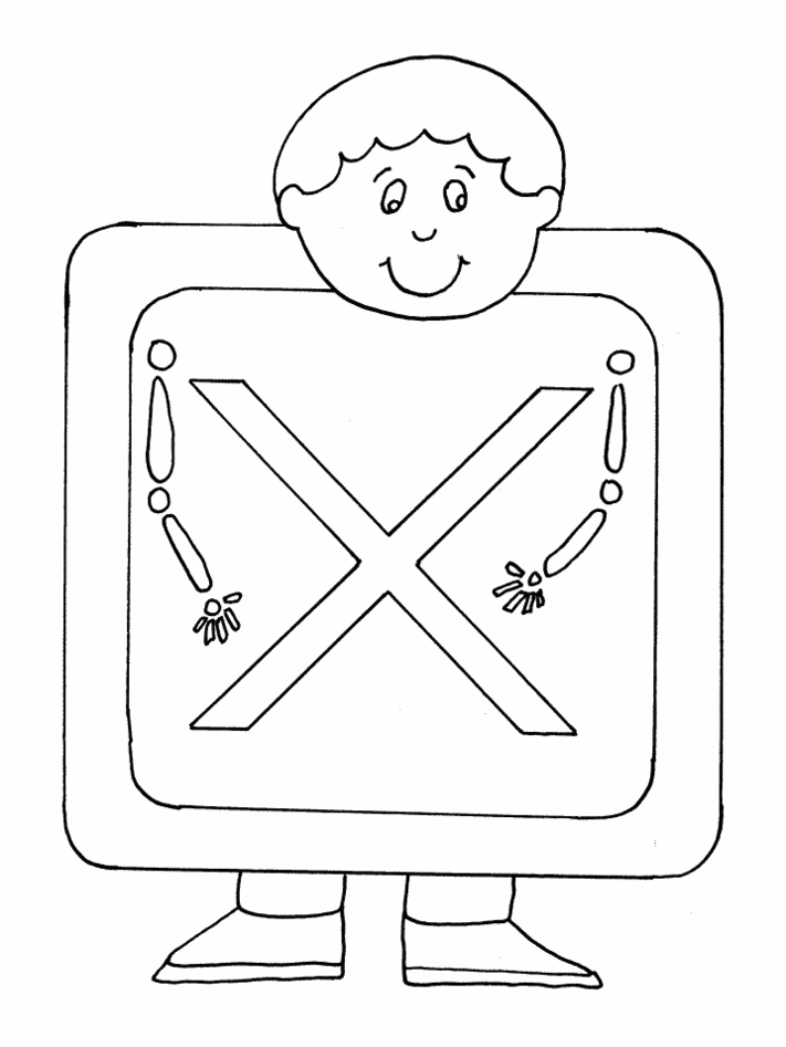 Sport Letters B Coloring Page