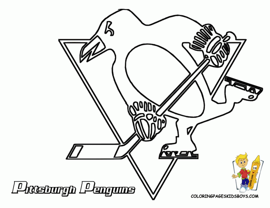 Hockey Team Logos Coloring Pages