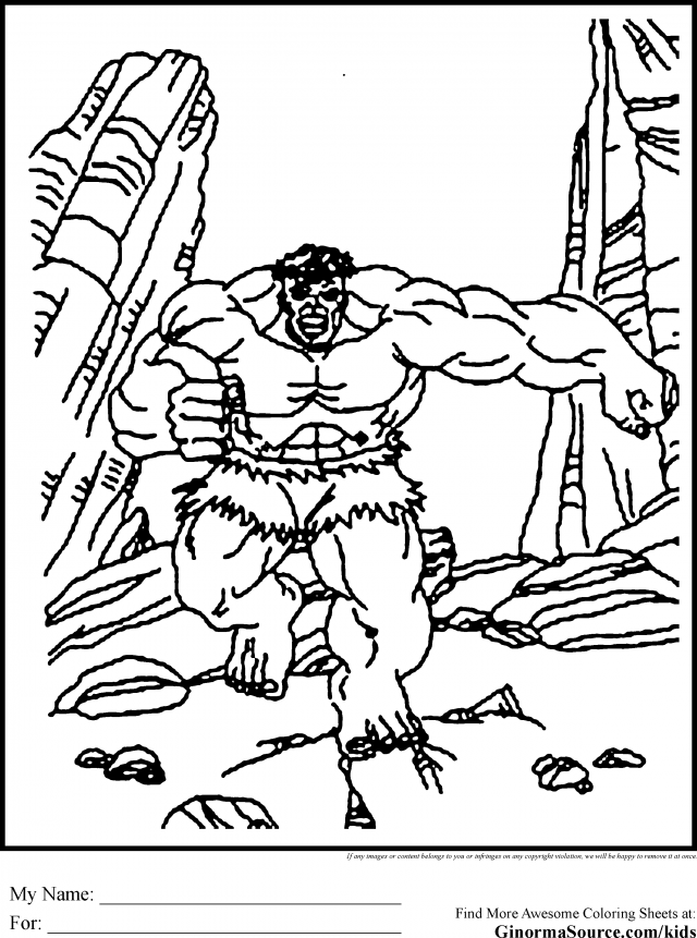 The Hulk Coloring Pages Avengers Id 42930 Uncategorized Yoand 