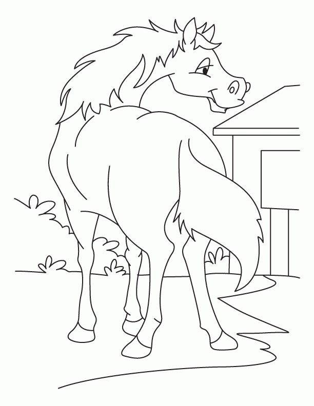 Ready to talk to air horse coloring pages | Download Free Ready to 