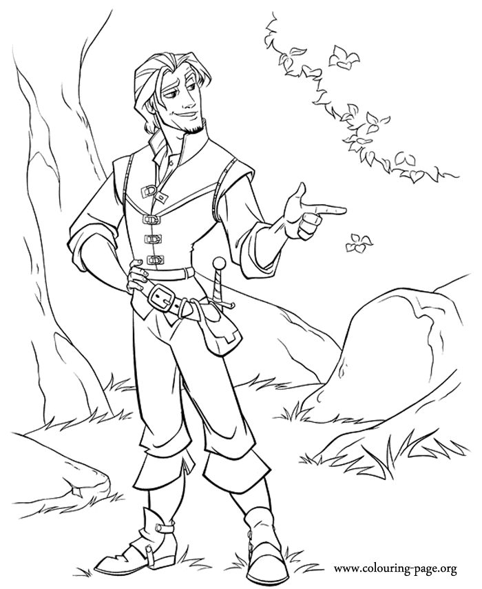 Rapunzel Printable Coloring Pages Coloring Home