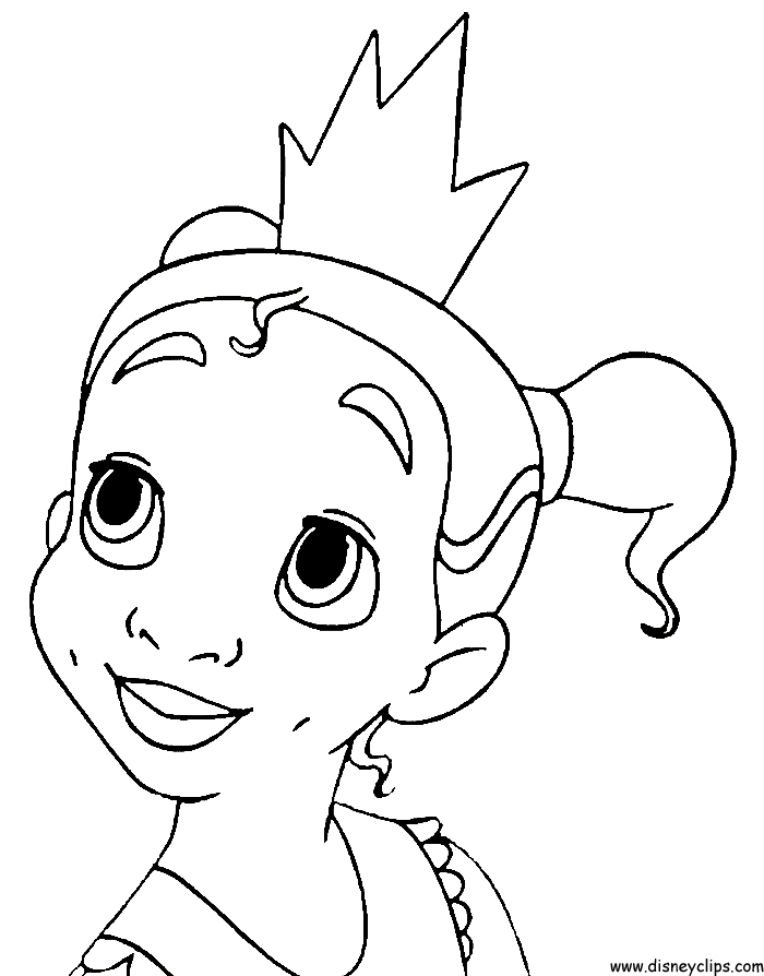 The Princess and the Frog Coloring Pages - Disney Kids' Games 
