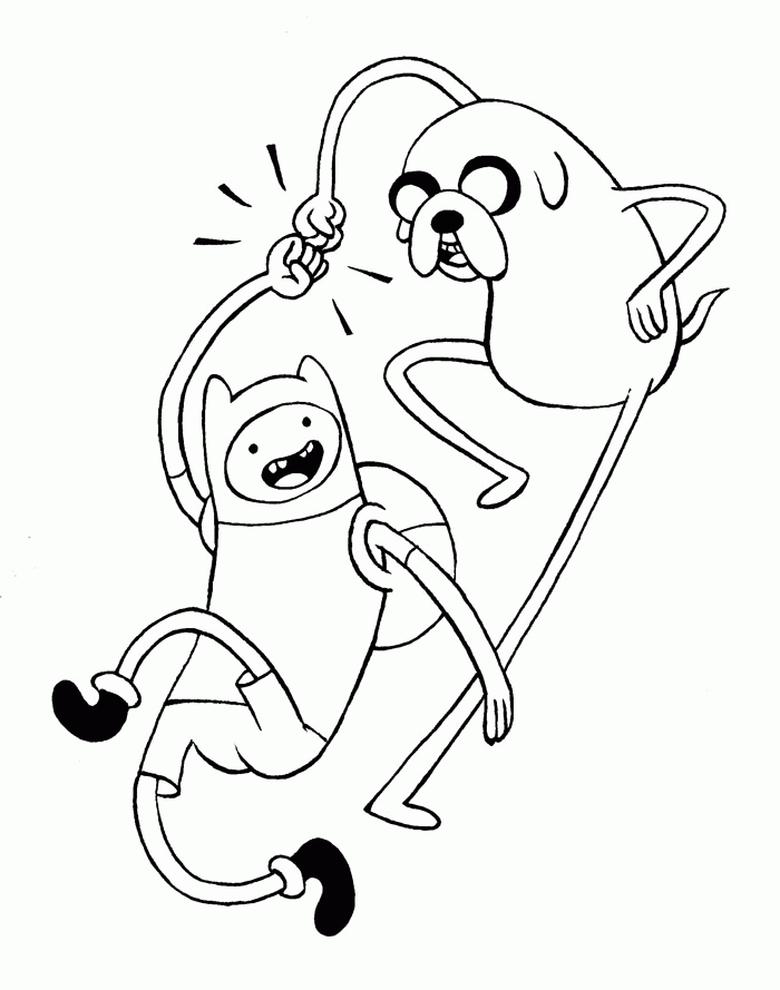 adventure time finn and jake coloring pages - Quoteko.