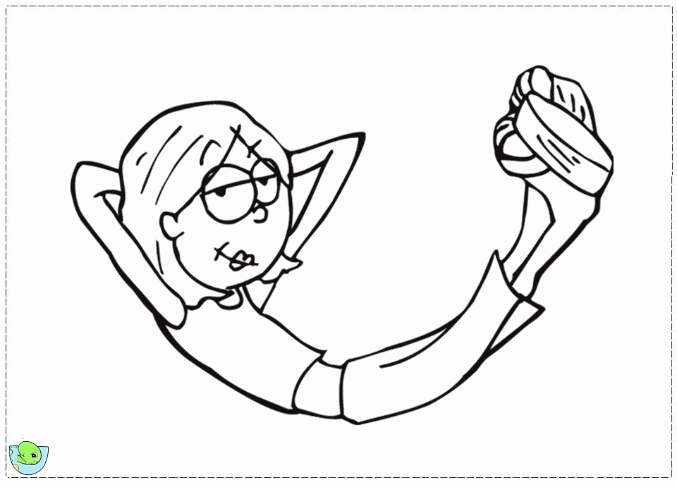 lizzy Colouring Pages