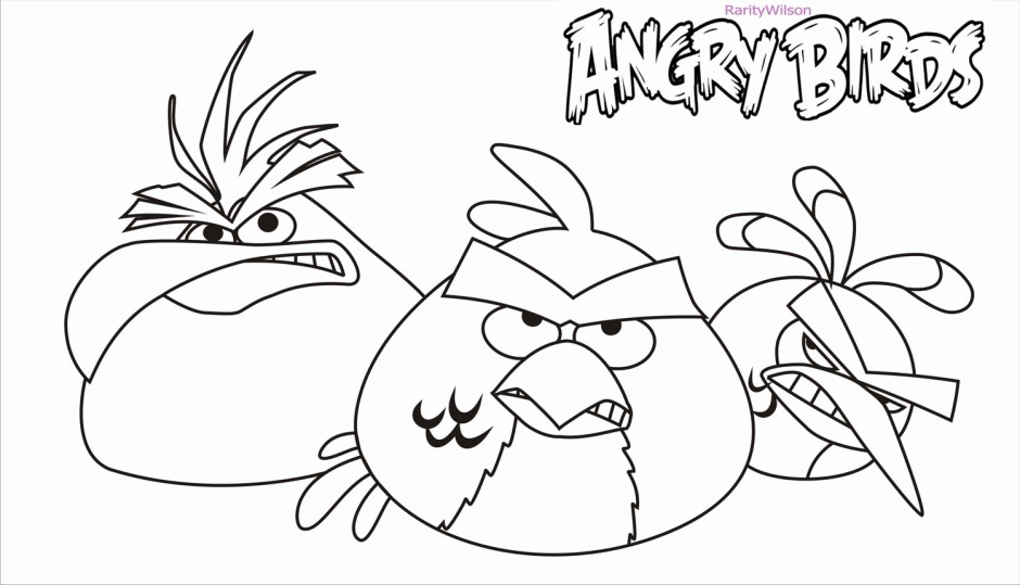Black Bird As Firestorm In Angry Birds Space Series Coloring Pages 