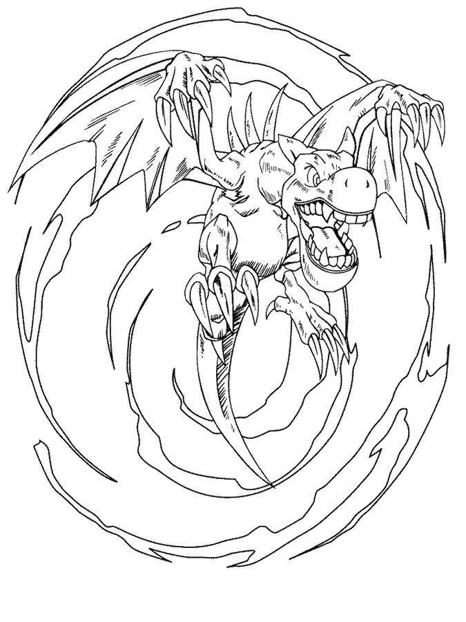 gi oh gx Colouring Pages