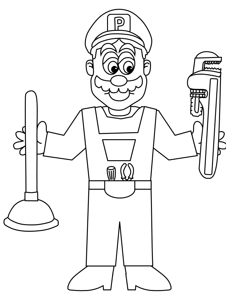 Download Construction Tools Coloring Pages - Coloring Home