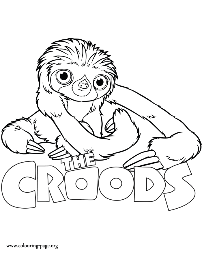 The Croods - Belt coloring page