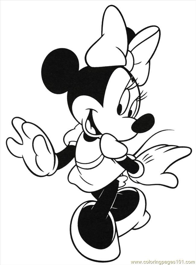 mouse ears Colouring Pages