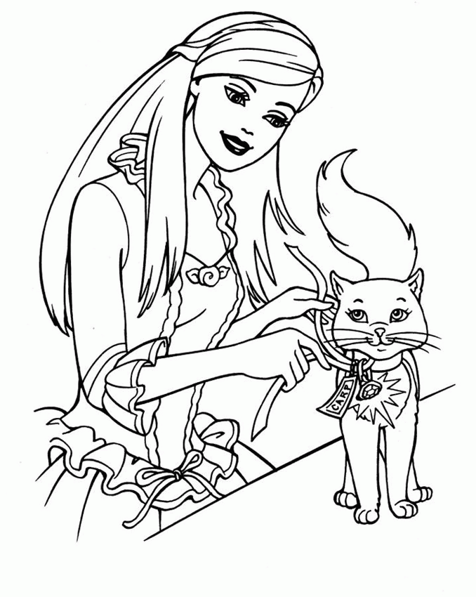 Pin by Misty Billman on Barbie coloring pages