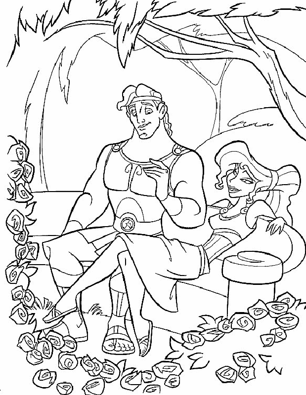 Hercules | Free Printable Coloring Pages 