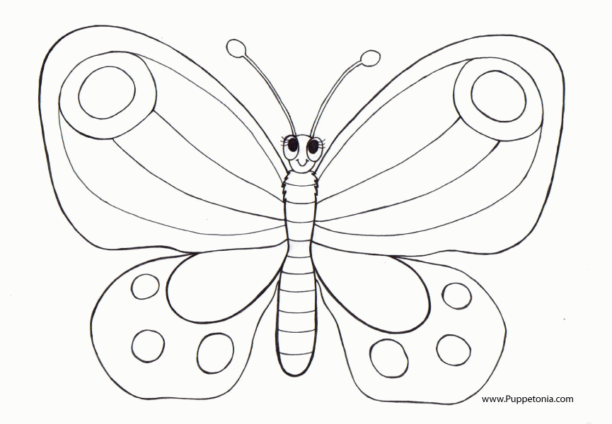 african butterfly coloring pages : Printable Coloring Sheet ~ Anbu 