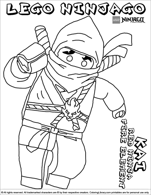 Ninjago coloring pages in the Coloring Library