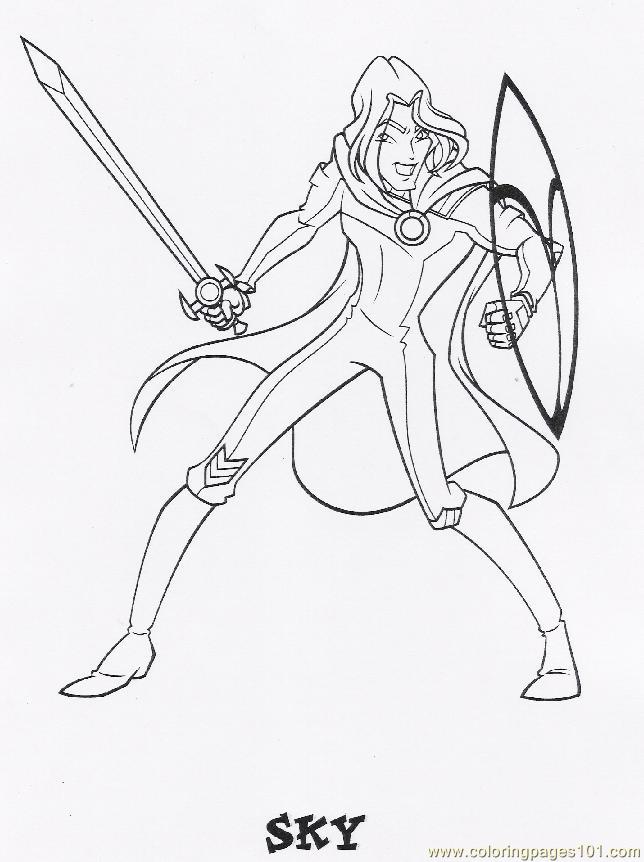 Coloring Pages Winx Club01 (12) (Cartoons > Winx Club) - free 