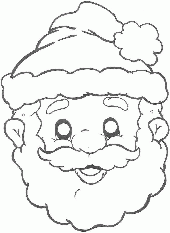 Printable Free Santa Claus Christmas Coloring Pages Online #