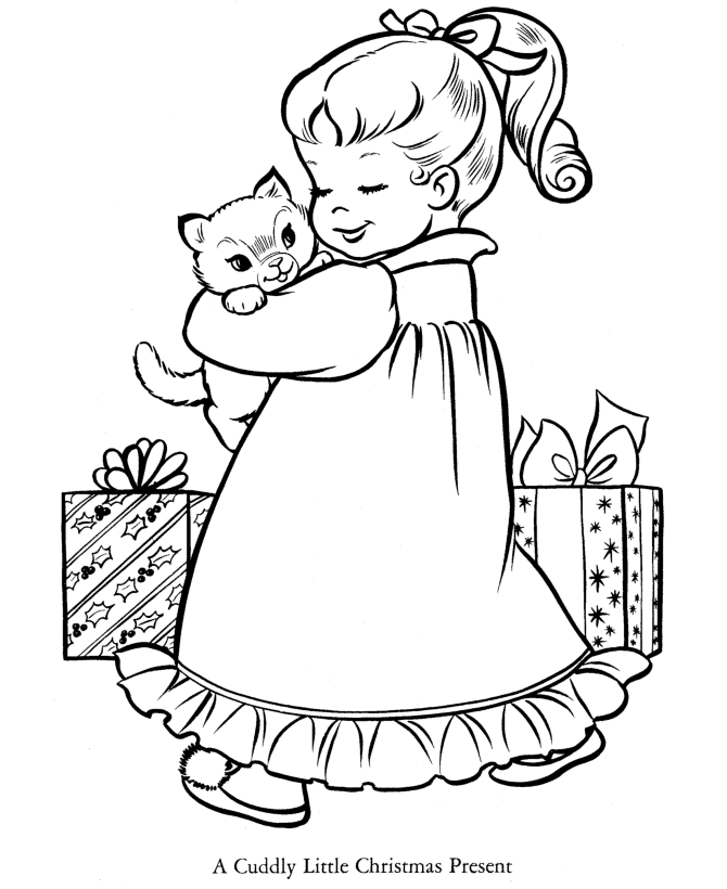 BlueBonkers : Christmas Coloring pages - The Childern of Christmas 9