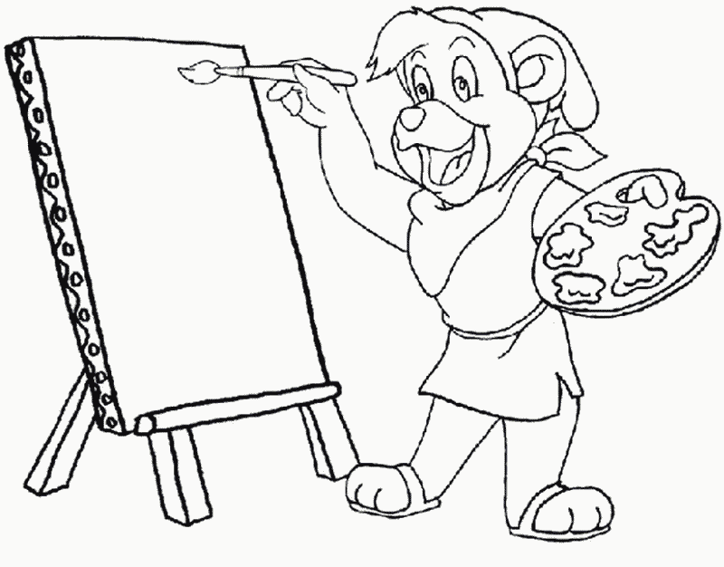 GUMMI BEARS Colouring Pages