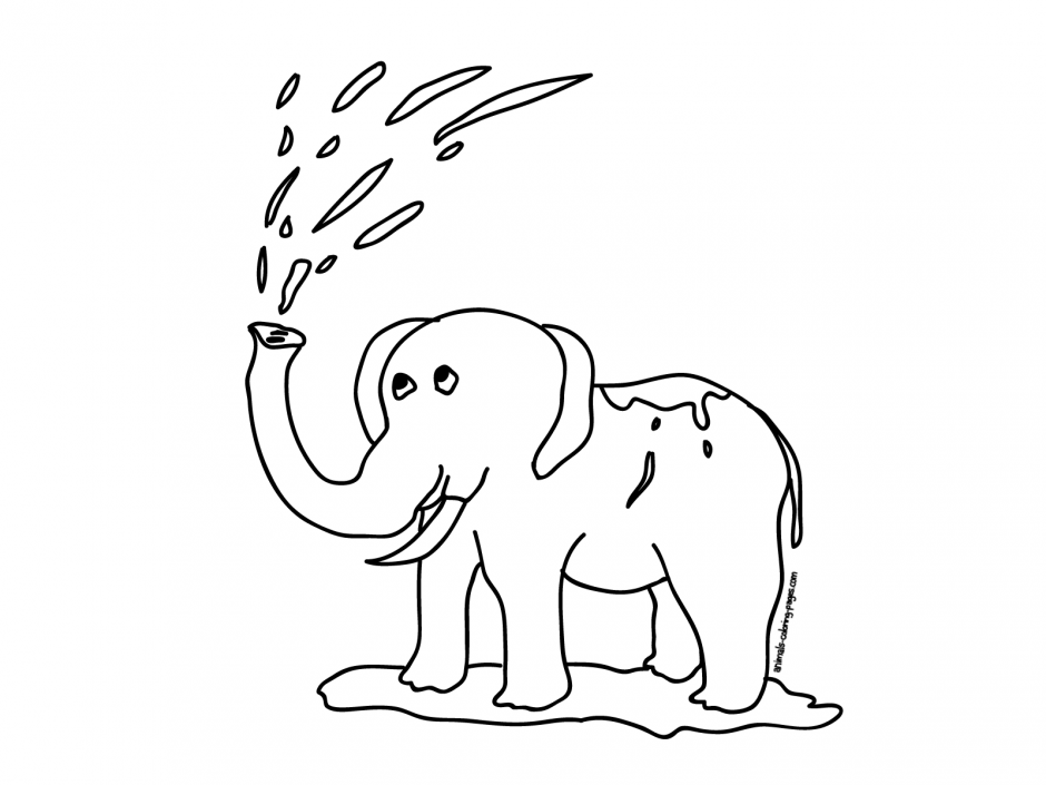 Cute Elephant Coloring Pages Cute Elephant Printable Coloring 