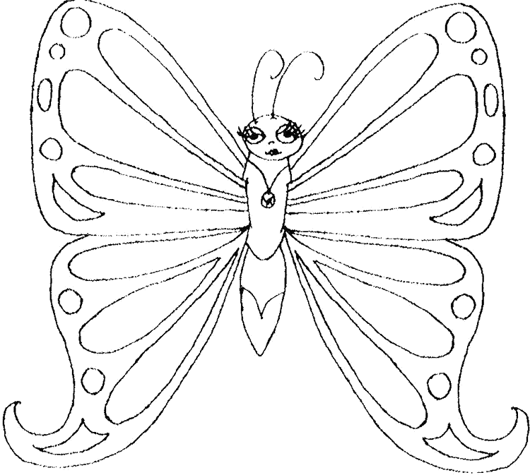 Tiger Butterfly Coloring Pages To Print - Butterfly Coloring Pages 
