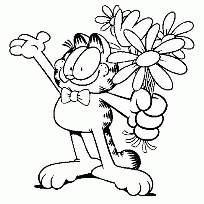 Coloring Pages Of Garfield - Coloring Home