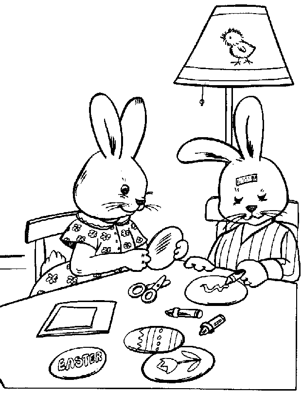 easter coloring book pictures