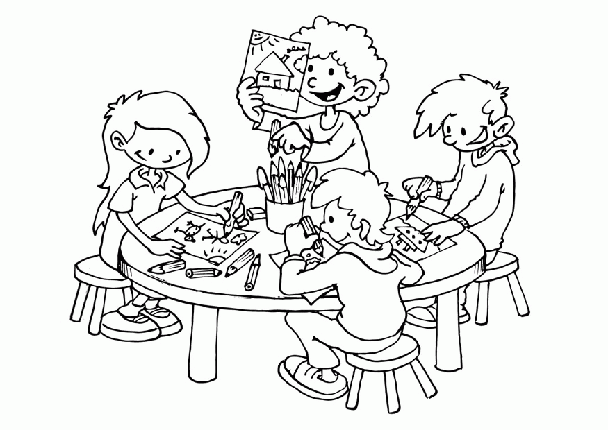 All Kids Drawing Space Coloring Pages: All Kids Drawing Space 