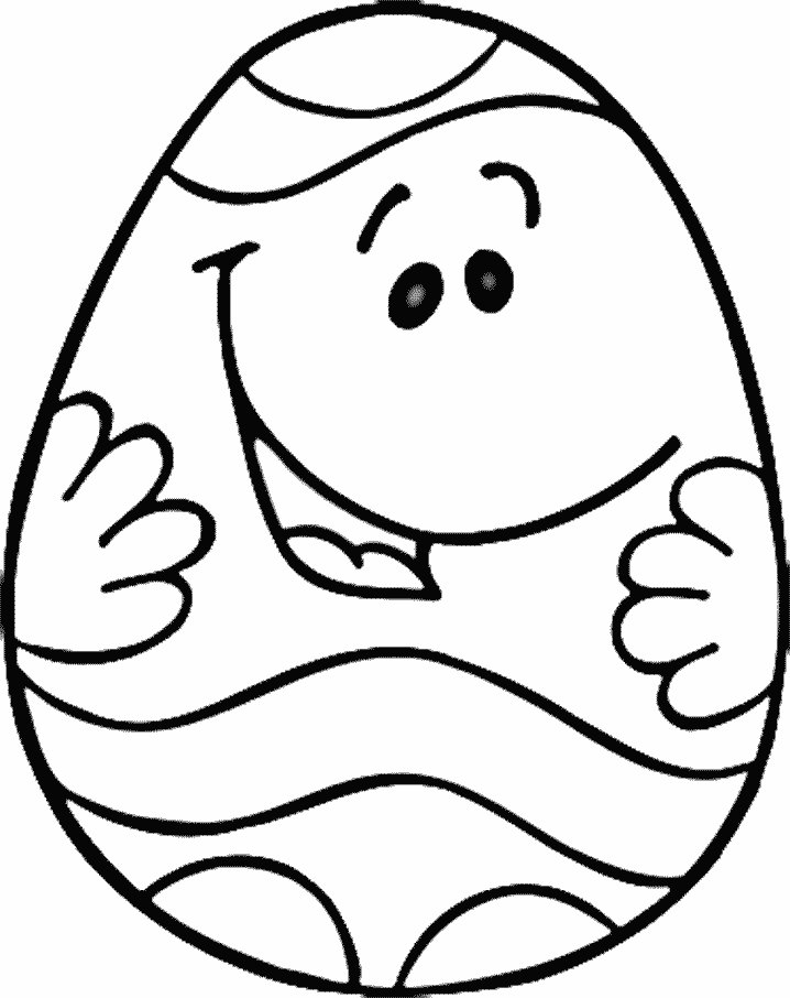 easter eggs coloring pages for kids
