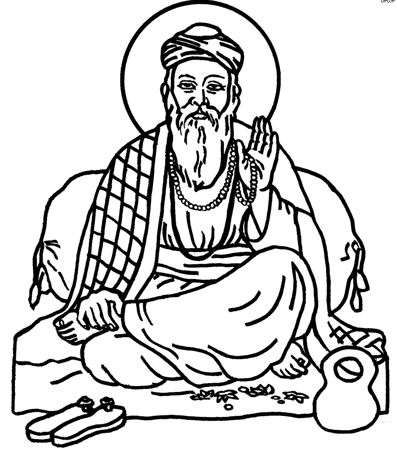 Saints Day Or Always Pray To God Coloring Page |Saints Day 