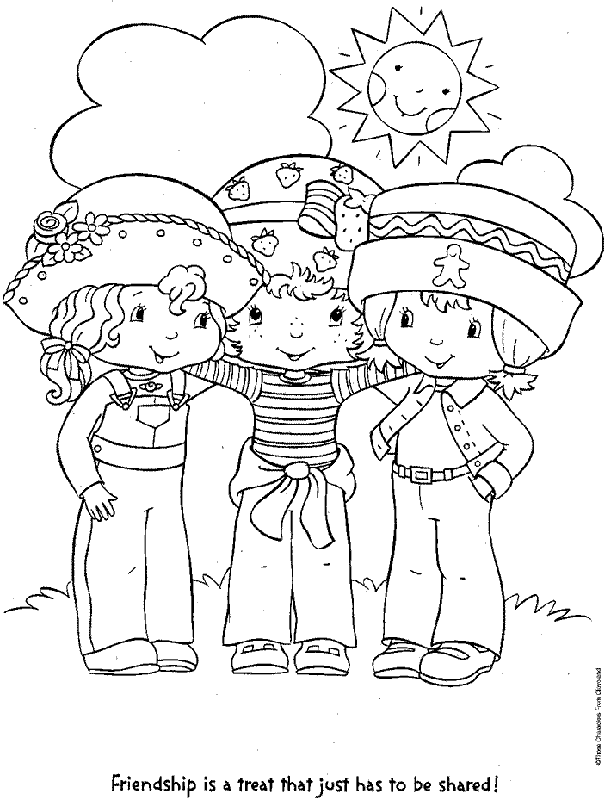 Strawberry Shortcake Coloring Pages 5 | Free Printable Coloring 