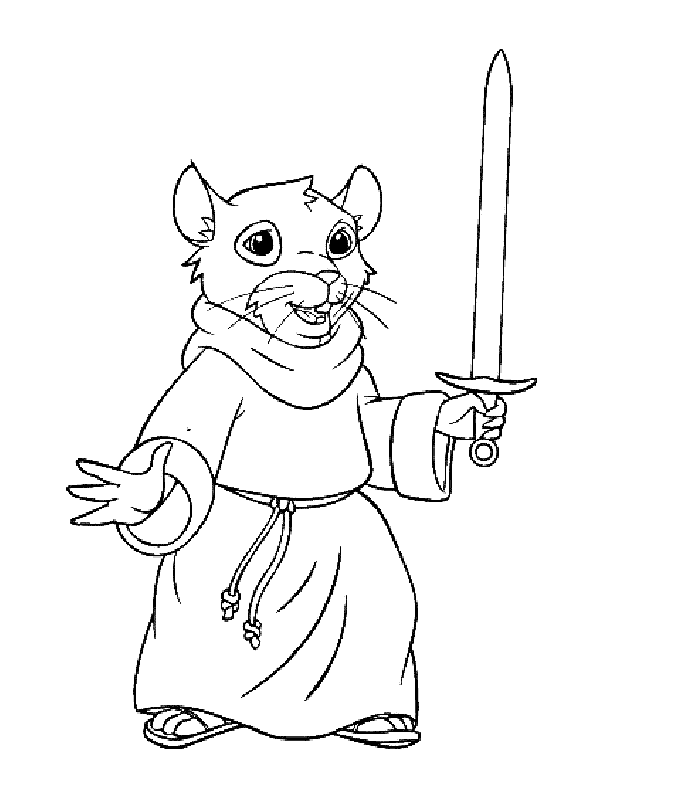 Coloring Pages for the book redwall | Elementary Literature | Pintere…
