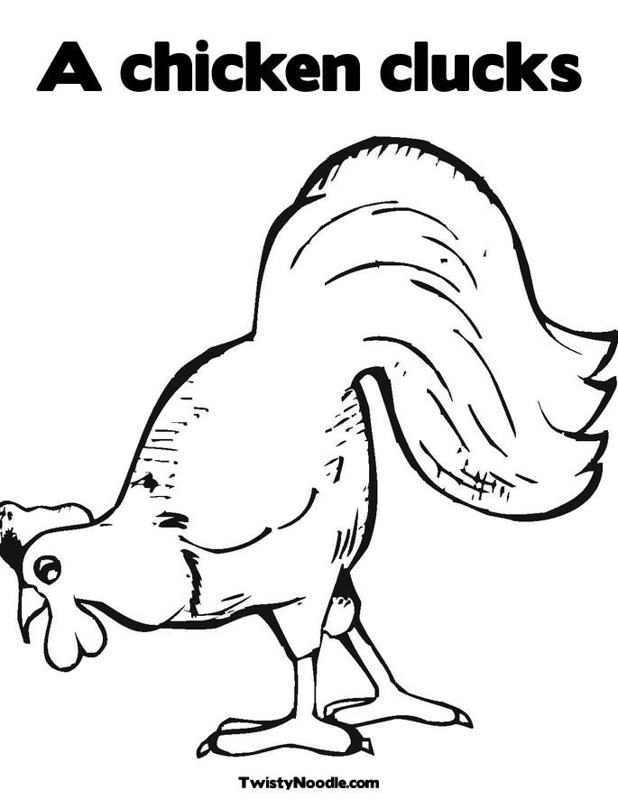 com and chicken family Colouring Pages (page 2)