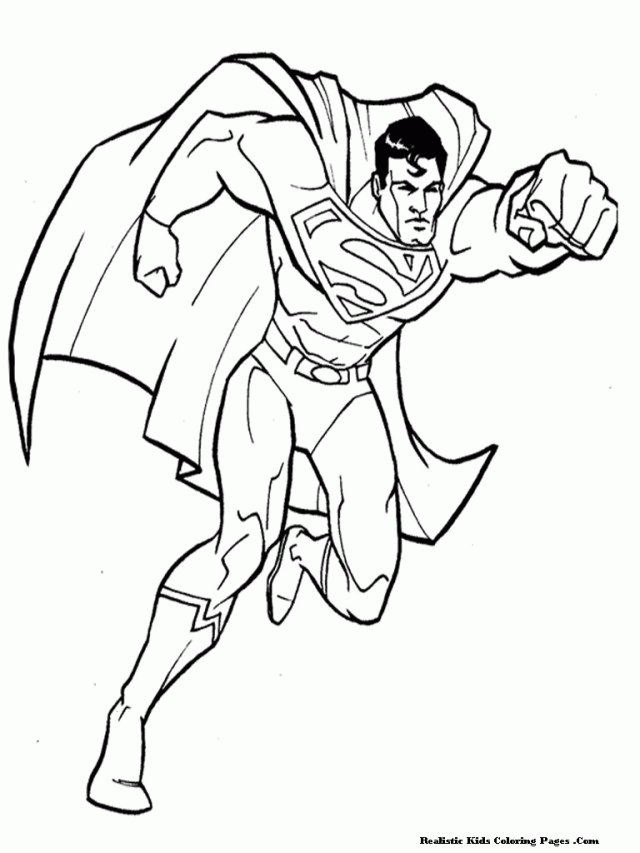 Man Of Steel Kids Coloring Pages | Coloring Pages
