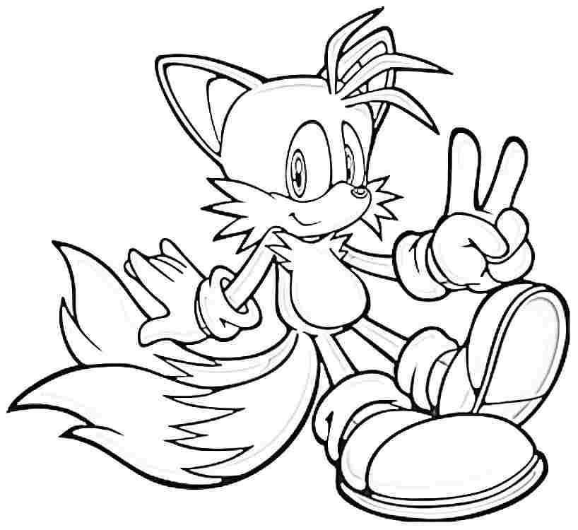 Cartoon Sonic The Hedgehog Colouring Sheets Free Printable For 